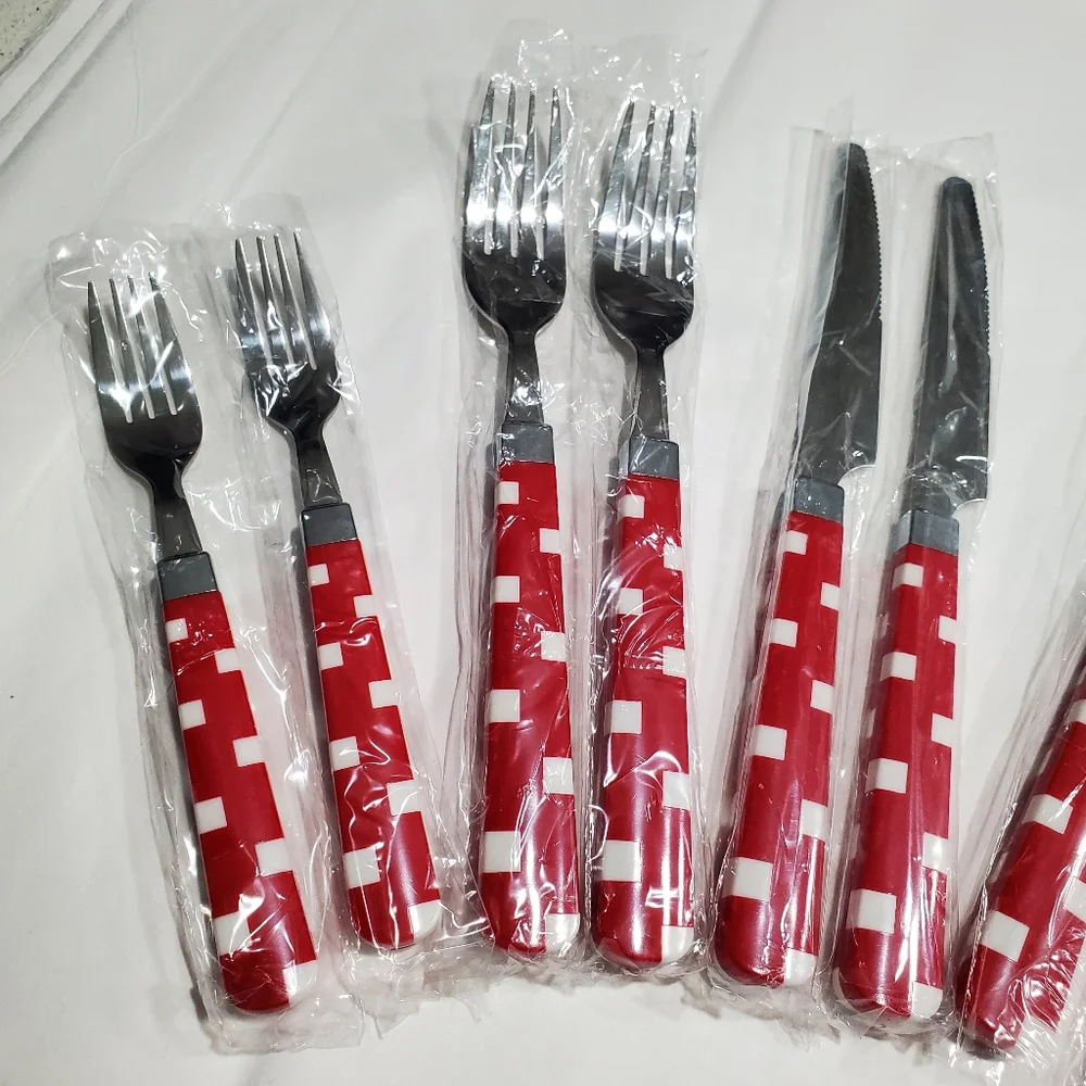 BON Stainless Steel Flatwear Set For 2 NEW 8 pieces
